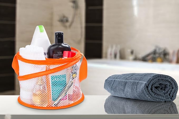 Handy Laundry Portable Shower Caddy – Collapsible Mesh Organizer - Image 6