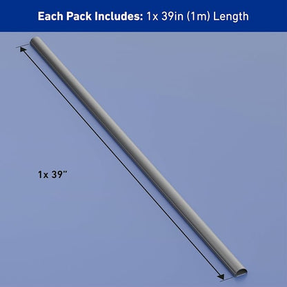 D-Line Cord Cover, Decorative Wall Cord Hider, Paintable Cable Concealer - Image 4