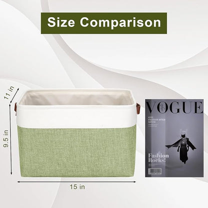 Storage Bins Large Fabric Storage Baskets - Image 3