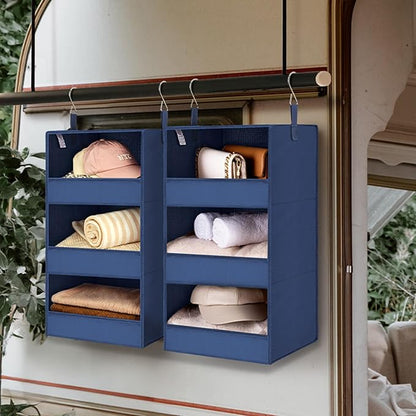 GRANNY SAYS 3-Shelf Closet Organizers and Storage, Foldable Hanging Closet - Image 5