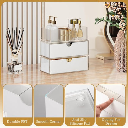 3 Tier Medicine Cabinet Organizer and Storage, Stackable Bathroom Medicine - Image 4