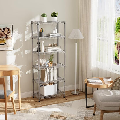 5 tire Shelves Storage Wire Shelving Unit Metal Shelf Adjustable Organizers - Image 8