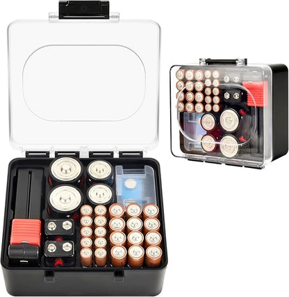 Battery Storage Organizer Box, Holder Container Bag by FullcaseEasyLifeStorage