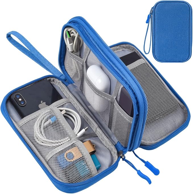 CAAORDKSO Travel Cord Organizer Case, Electronic Accessories Bag, Tech by Unknown