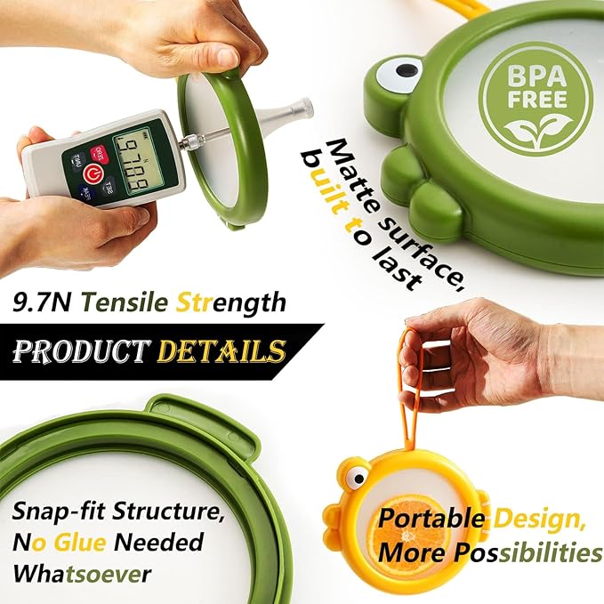 Avocado Saver, Onion Storage Container Set of 4, Reusable Fridge Bin - Image 5