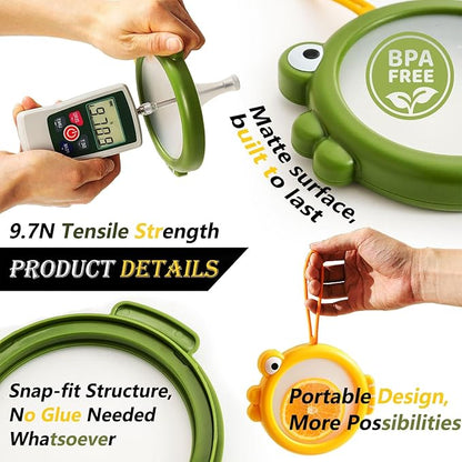 Avocado Saver, Onion Storage Container Set of 4, Reusable Fridge Bin - Image 5