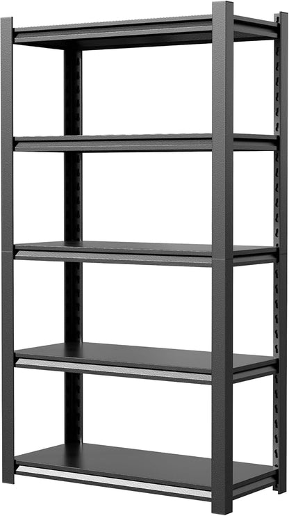 JHYKHG 39" W Storage Shelves, 5-Tier Heavy Duty Garage Shelving, Adjustable - Image 9