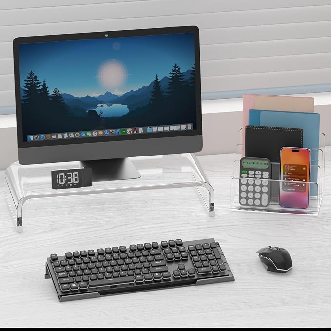 Richboom Computer Keyboard Stand Tilt PC Keyboard Stand Riser - Image 9