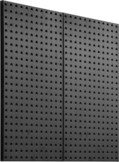 VEVOR Metal Pegboard Panels, 2 Panels, Heavy Duty Steel Peg Board Wall Organizer - Image 9