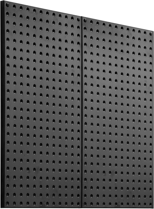VEVOR Metal Pegboard Panels, 2 Panels, Heavy Duty Steel Peg Board Wall Organizer by VEVOR