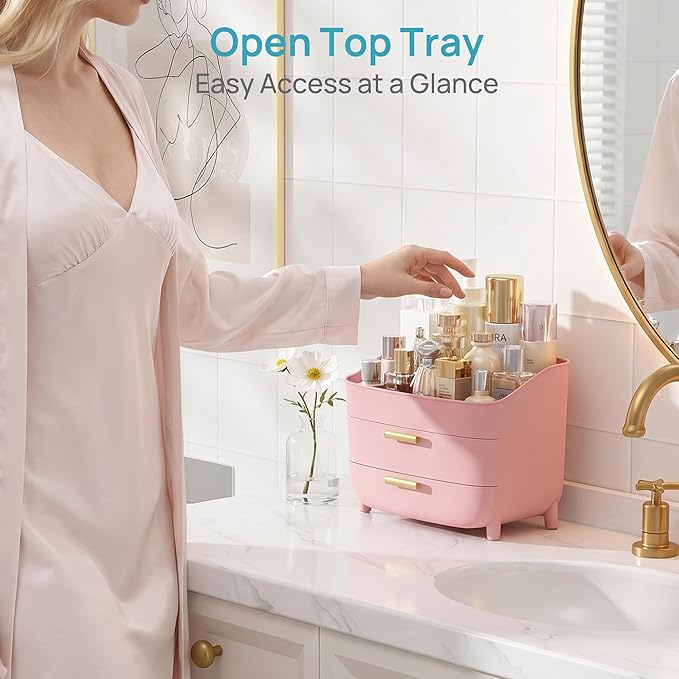 Vtopmart 3-Tier Skincare Makeup Organizer, - Image 3