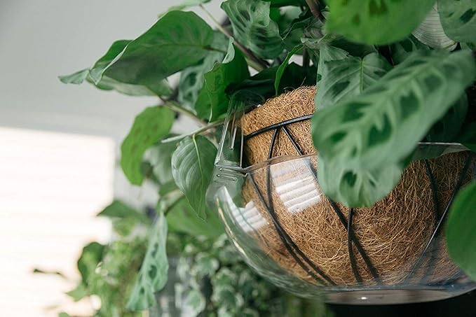 Curtis Wagner Plastics Wire Coco Hanging Basket Drip Pan 14" x 3.75" | 5-Pk - Image 5