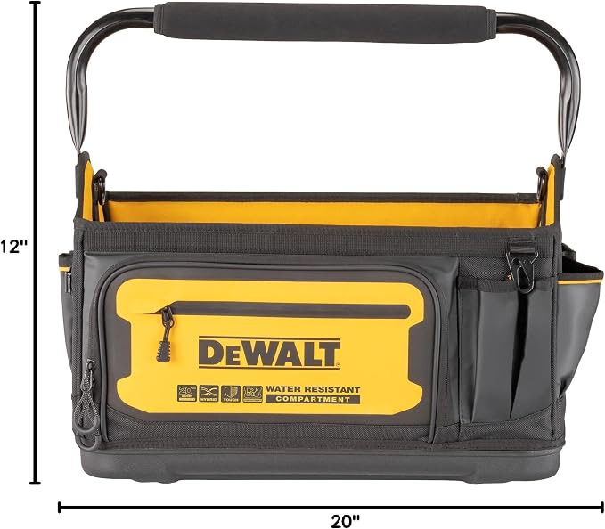 DEWALT Tool Tote, Open Top Tool Bag - Image 8
