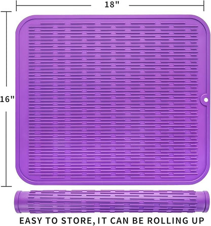 Silicone Dish Drying Mat for Multiple Usage, Easy clean, Eco-friendly, - Image 2