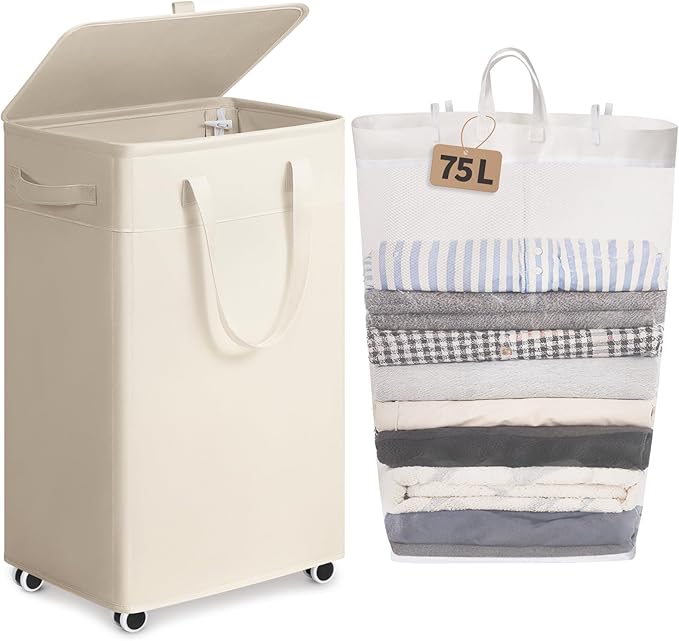 Goodpick 75L Foldable Laundry Hamper by Goodpick