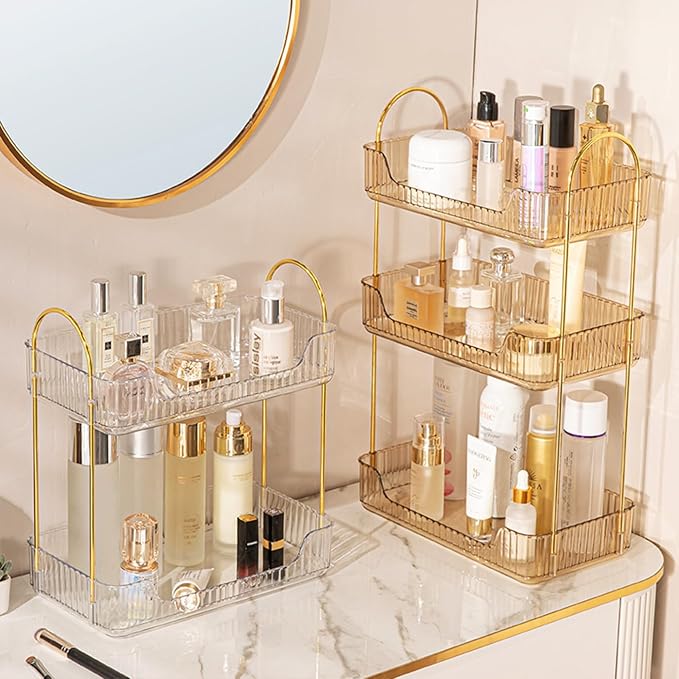 Bathroom Counter Organizer Countertop, 3 Tier Makeup Perfume Shelf Storage - Image 7