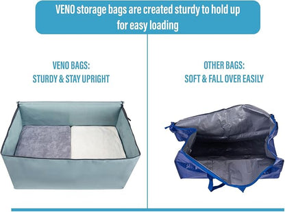 VENO 4 Pack Moving Bags and Large Christmas Decoration Storage Bins - Image 6