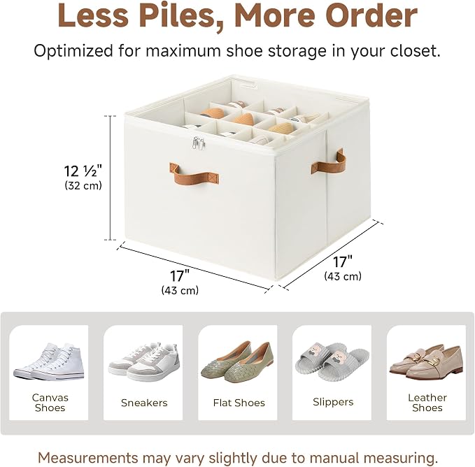 StorageWorks 2 Pack Shoe Organizer - Image 3