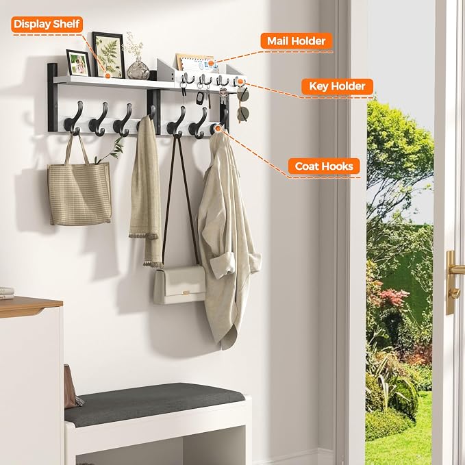 Evermagin 29" Coat Rack Wall Mount - Image 4