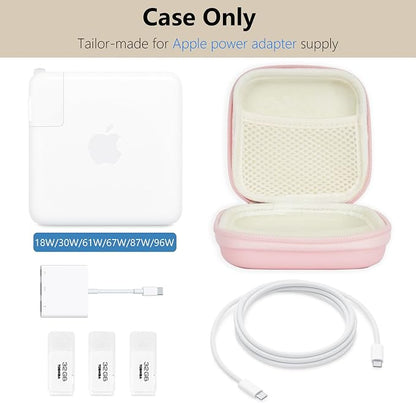 Charger Case for Macbook, Portable Tech Electronic Organizer Bag, Small Travel - Image 3