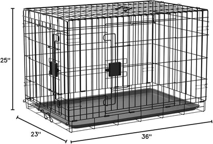 Amazon Basics - Durable, Foldable Metal Wire Dog Crate - Image 5