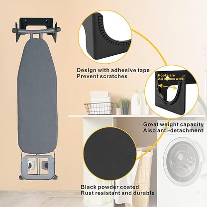 Ironing Board Holder Ironing Board Hanger Wall Mount - Image 5