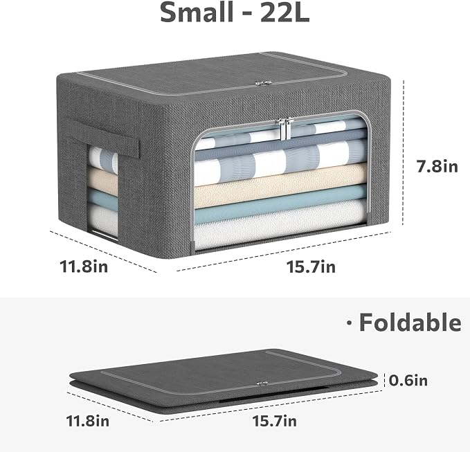 CYhom 3Pack Foldable Storage Bins - Image 4