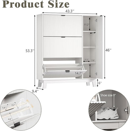Shoe Cabinet Storage for Entryway - Image 2