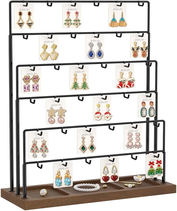 MODOWEY Earring Holder Organizer Display Rack by MODOWEY
