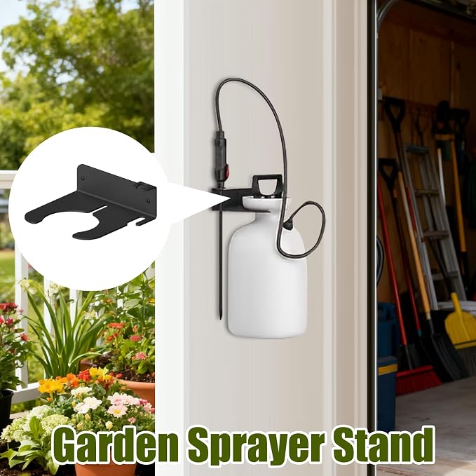 Spray Bottle Holder | Pump Sprayer Storage Shelf | Wall-Mounted Garden Tool - Image 2