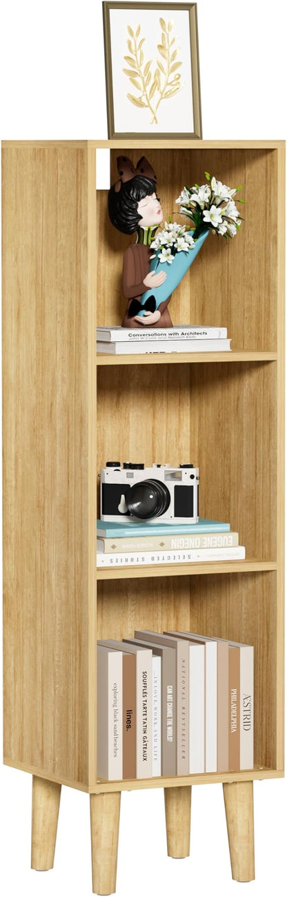 3 Cube Bookcase, Wooden Book Shelf Cube Storage Organizer by Nestwise