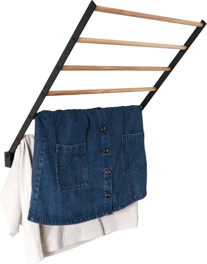 Wall Mounted Drying Rack – Foldable Laundry Drying Rack by Unknown
