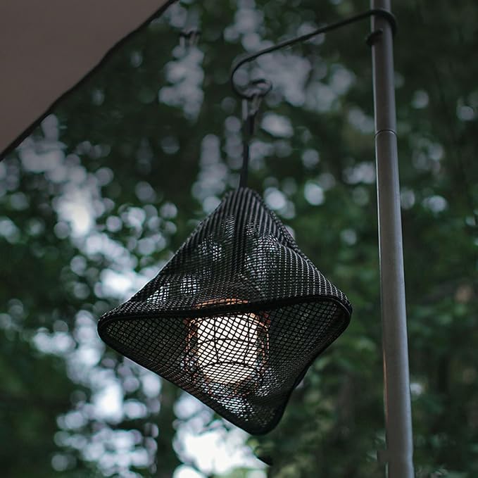 heyous Camping Dry Net, 30x45cm Camping Organizer Mesh Hanging Basket Net - Image 4