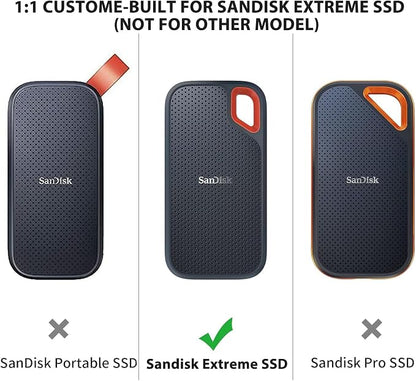Hard Case for SanDisk Extreme Portable SSD 500GB 1TB 2TB 4TB 8TB External Solid - Image 3