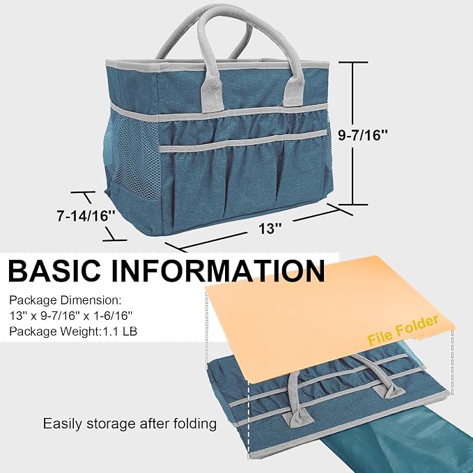 Cupohus Water-Resistant Art Organizer Tote Bag - Image 4