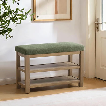 Zihanhome 2 Tier Shoe Rack Bench - Image 3
