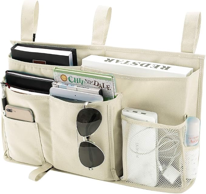 Bseash Bunk Bed Organizer, Bedside Caddy Hanging Bed Organizer Storage Bag 8 by Bseash
