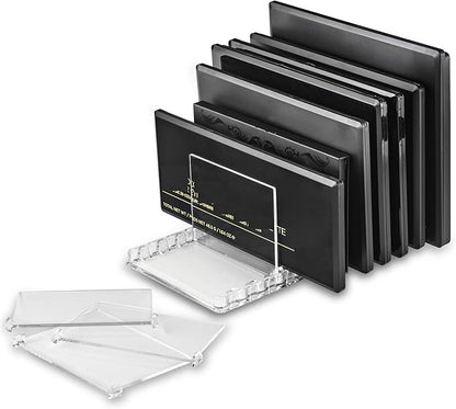 BY ALEGORY Acrylic Makeup Storage Eyeshadow Palette Organizer w/Removable - Image 3