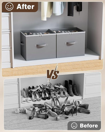 HOUSE AGAIN Shoe Organizer for Closet, Shoe Storage Organizer - Image 7