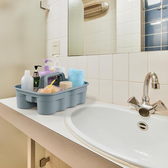Plastic Cleaning Storage Caddy, Plastic Cleaning Supplies Caddy - Image 7