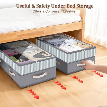 Dolicer 4 Pack Under Bed Storage - Image 9