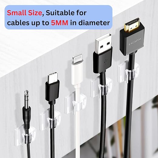 Outdoor Light Clips, Adhesive Cable Clips - Image 4