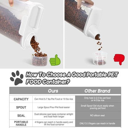 Cat Dog Food Storage Container, Pet food Container - Image 4