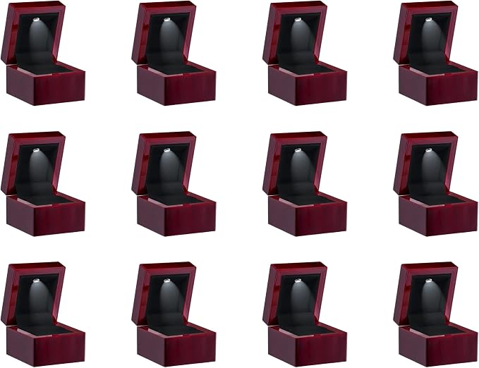 Allure - Bulk Case Of 12 - Luxury Ring Boxes by ALLURE