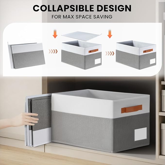 Criusia Large Closet Storage Baskets - Image 7