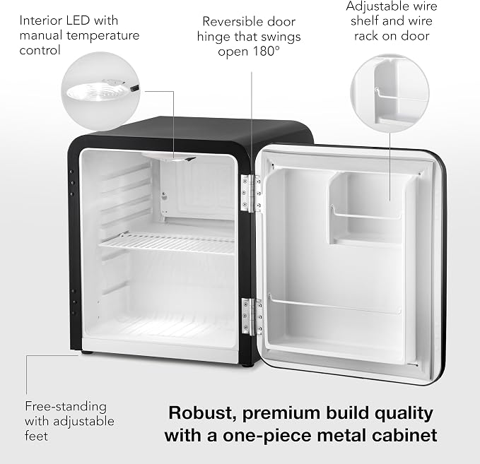 Cooluli Curve 1.7 cu ft Mini Fridge - Image 4