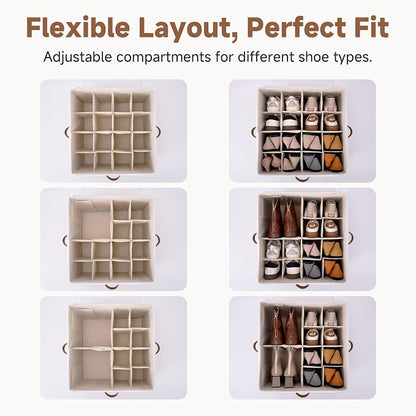 StorageWorks 2 Pack Shoe Organizer - Image 2