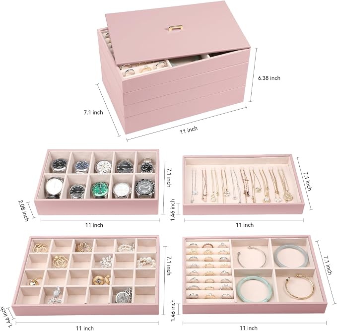 Voova Stackable Jewelry Organizer Tray - Image 5