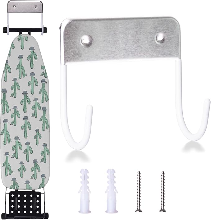 Ironing Board Hanger Wall Mount, Ironing Board Holder - Image 7