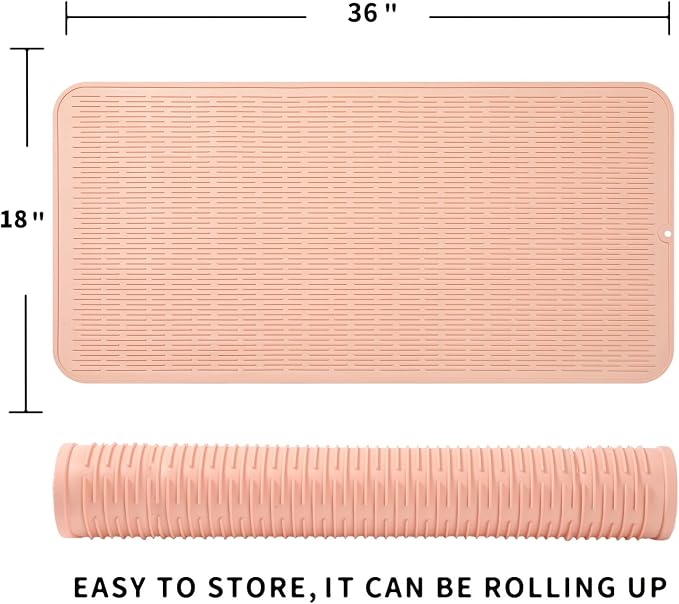 Silicone Dish Drying Mat for Multiple Usage, Easy clean, Eco-friendly, - Image 2